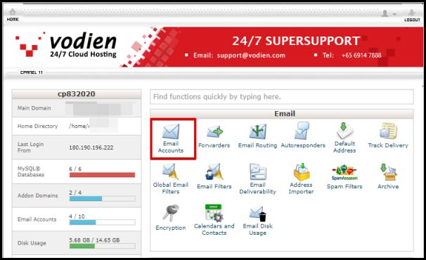 How to Access Vodien Webmail